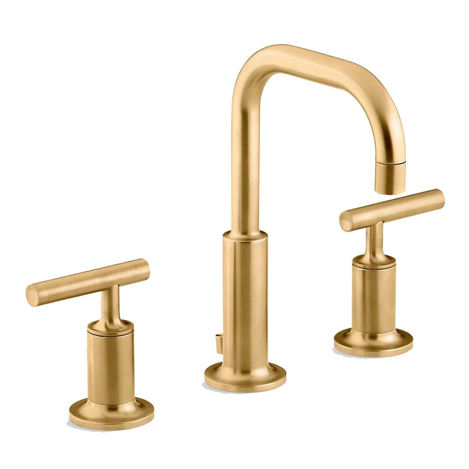 Kohler K-14406-4 In Gold With Widespread Handle.