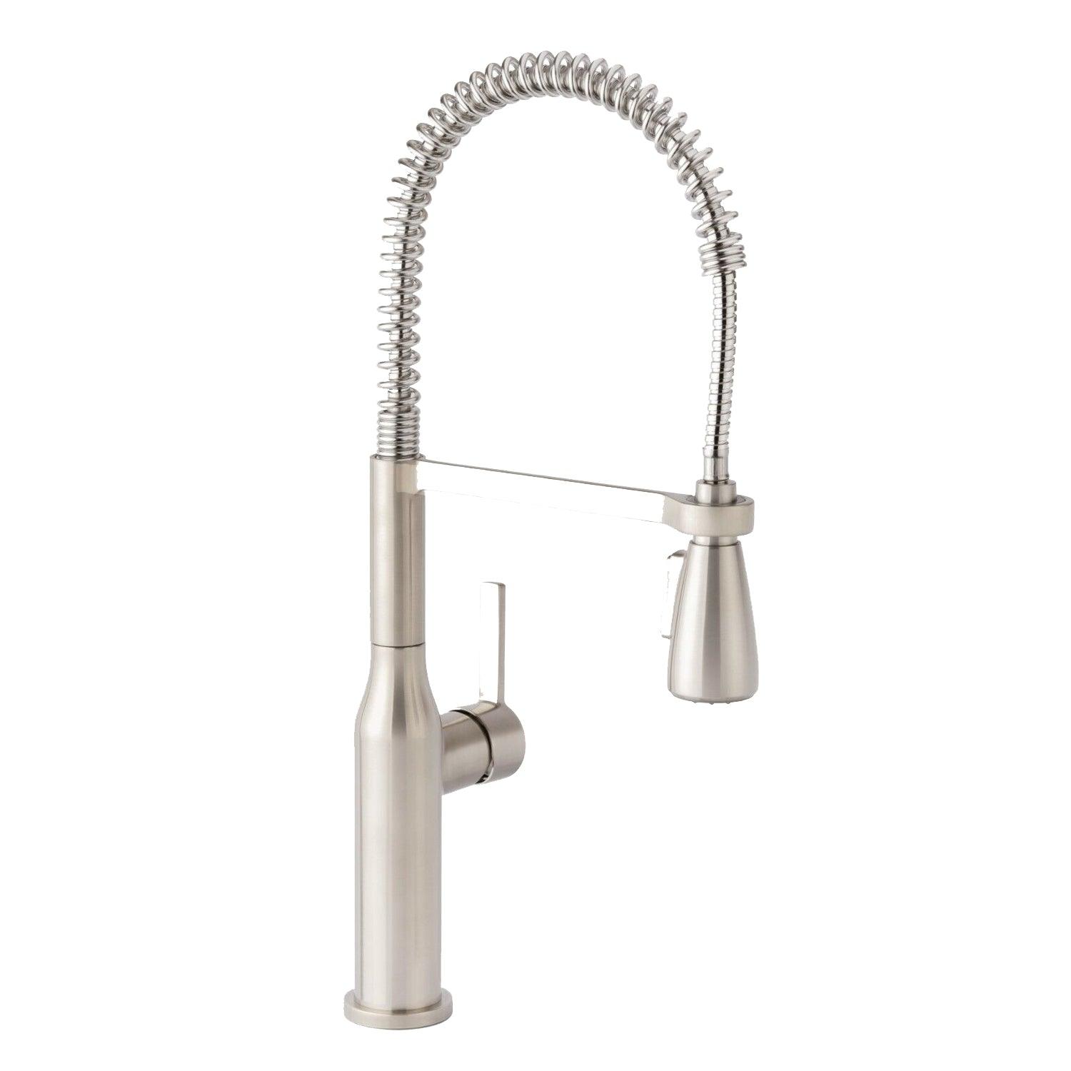 Miseno MK500 Galleria Pre-Rinse Kitchen Faucet - Stainless Steel - Faucetiy