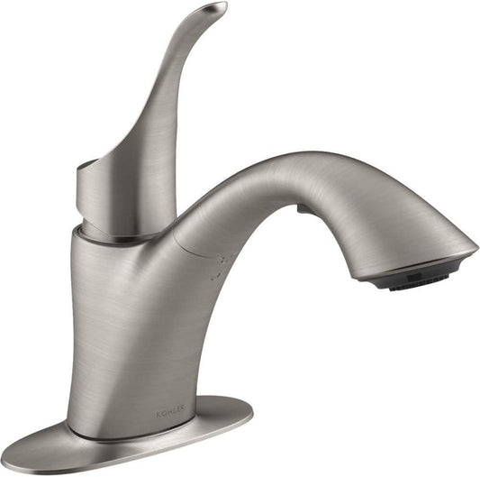 Kohler-K-22035 Pullout Laundry Faucet In Stainless Steel