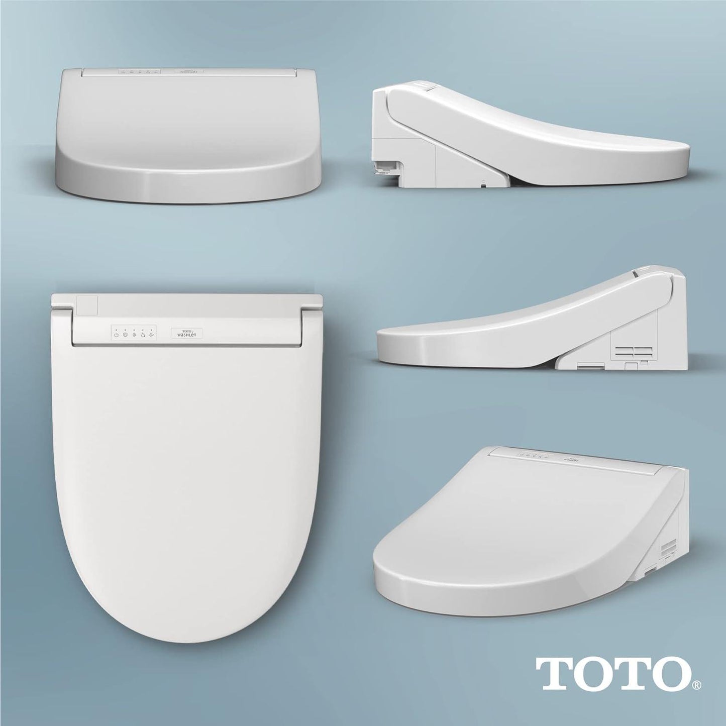 TOTO WASHLET C5 Bidet Toilet Seat - SW3083#01 - White - Faucetiy