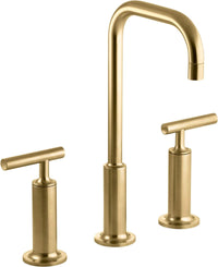 Kohler K-14408-4-2MB Bathroom Sink Faucets Purist Vibrant - Brushed Moderne Brass