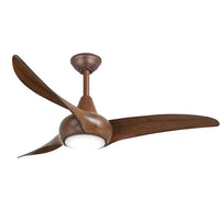 MINKA-AIRE F845-DK Light Wave 44 Inch Ceiling Fan with LED Light and Remote Control - Distressed Koa