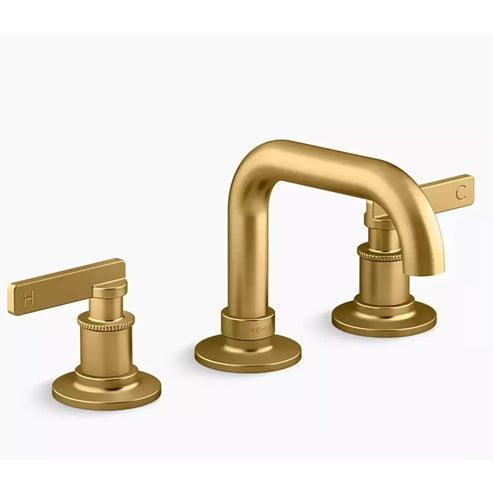 Kohler K-35908-4-2MB bathroom faucet in gold color