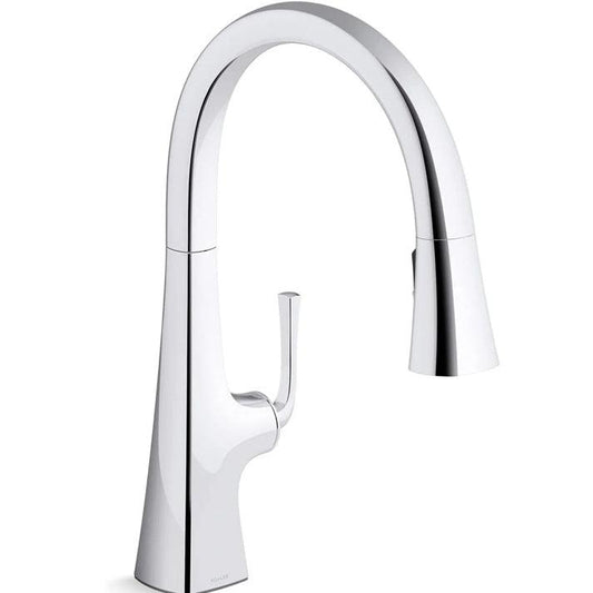 Kohler Graze Pull Down K-22062 In Chrome Polished With Pulldown Spray