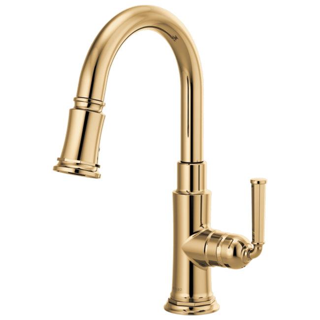 Brizo 63974LF-PG kitchen faucet in polished gold color