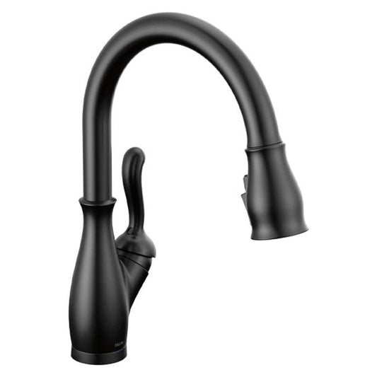 Delta 9178TLV-BL-DST kitchen faucet in matte black color