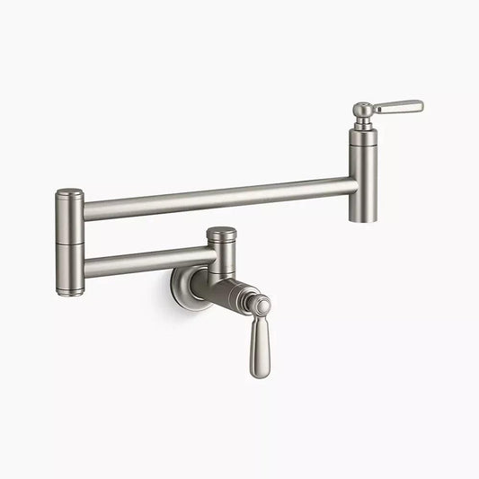 Kohler K-28359 Single Hole Pot Filler In Stainless Steel