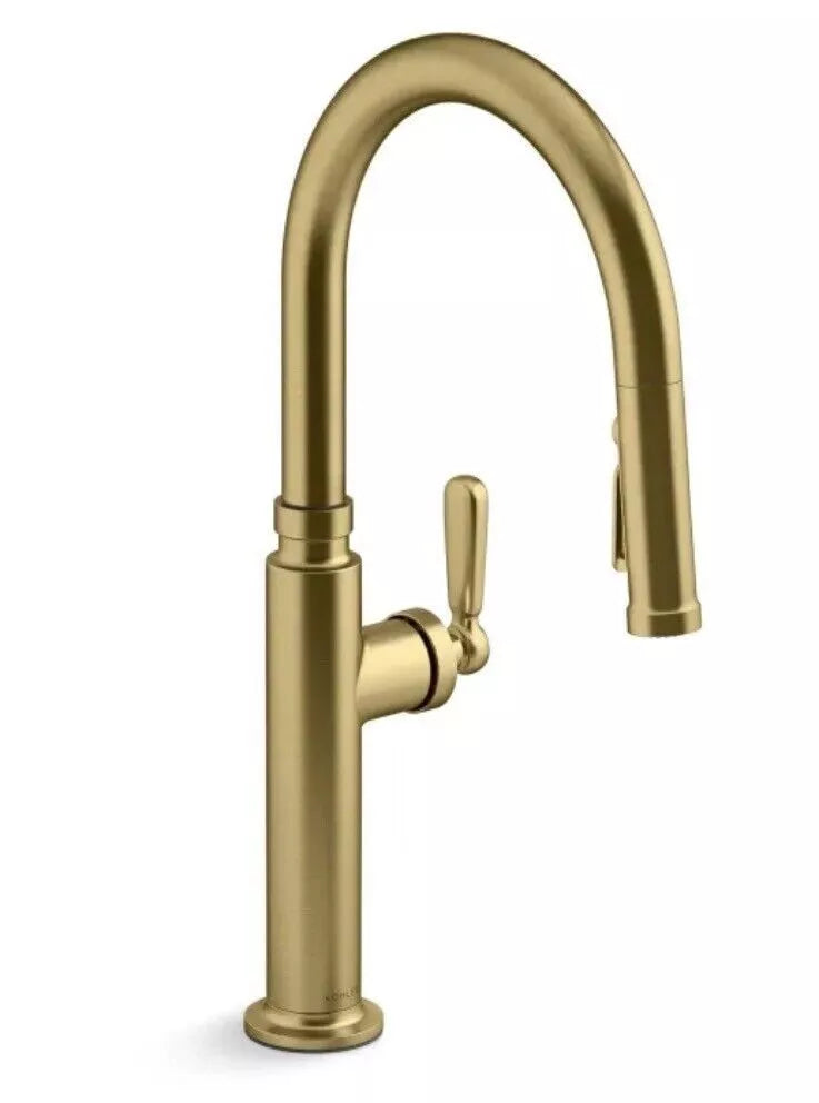 Kohler Edalyn K-28358-2MB Pull Down Spray Kitchen Faucet Moderne Brass