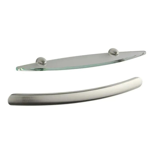 Kohler K-9459- Bathroom Grab Bar And Shelf In Brushed Nickel