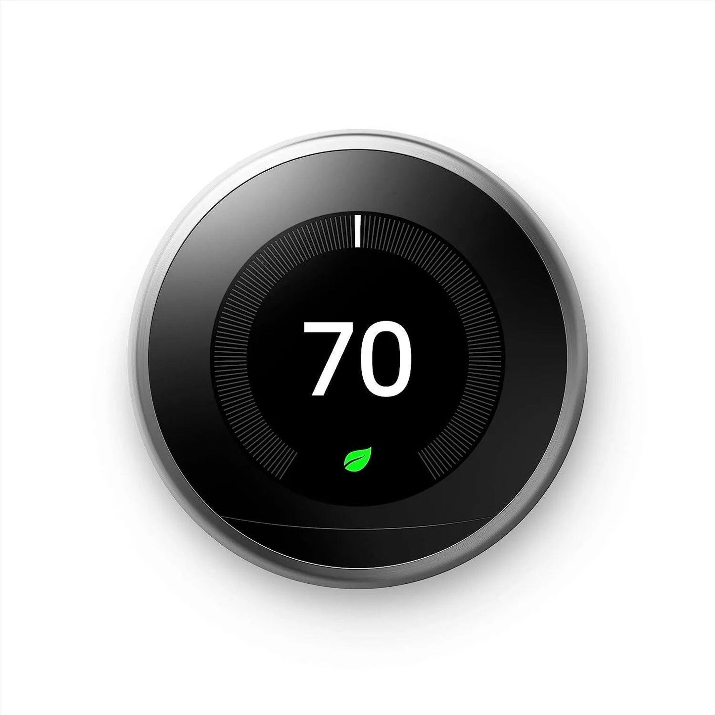 Google Nest 3rd Gen Learning WIFI Thermostat Stainless Steel T3007ES A+ - Faucetiy