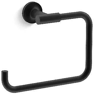 Kohler K-14441 Towel Ring In Black